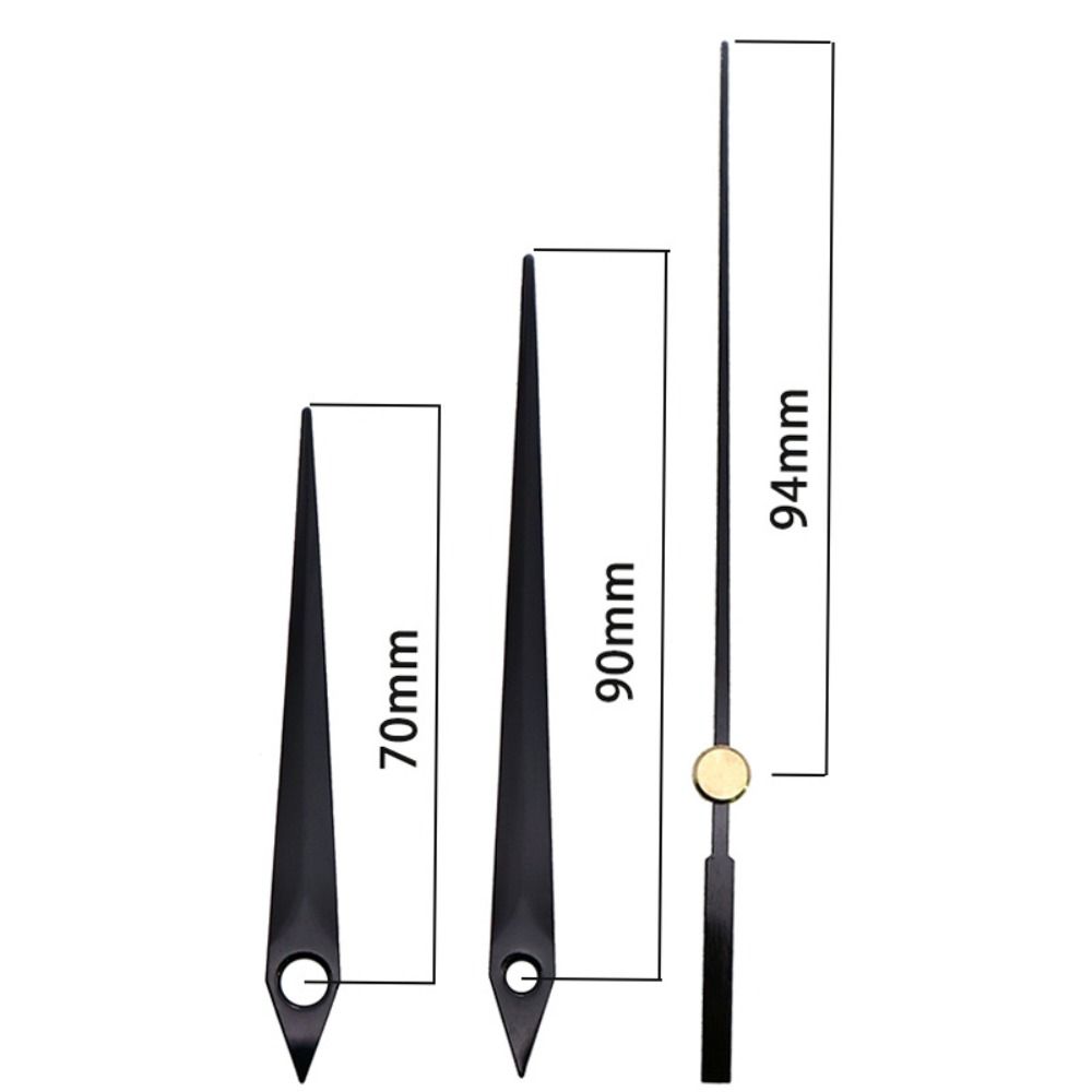 6/10/14 Set Mixed Pattern Clock Hands DIY Accessories Clock Parts Hour/Minute/Second Pointer