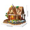 Micro Brick Creative Building Block Forest Tree House DIY Puzzle Educational Assembly Construction Toys for Girls Kids Children