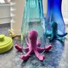 3D Printed Octopus Mug Holder Sea Animal Figurine Kitchen Countertop Coffee Cup Drying Stand Rack Home Office Decoration