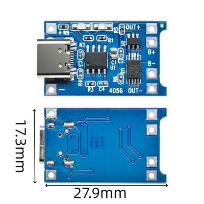 1/10PCS TP4056 Type-c USB 5V 1A 18650 Lithium Battery Charger Module Charging Board with Dual Protection Functions