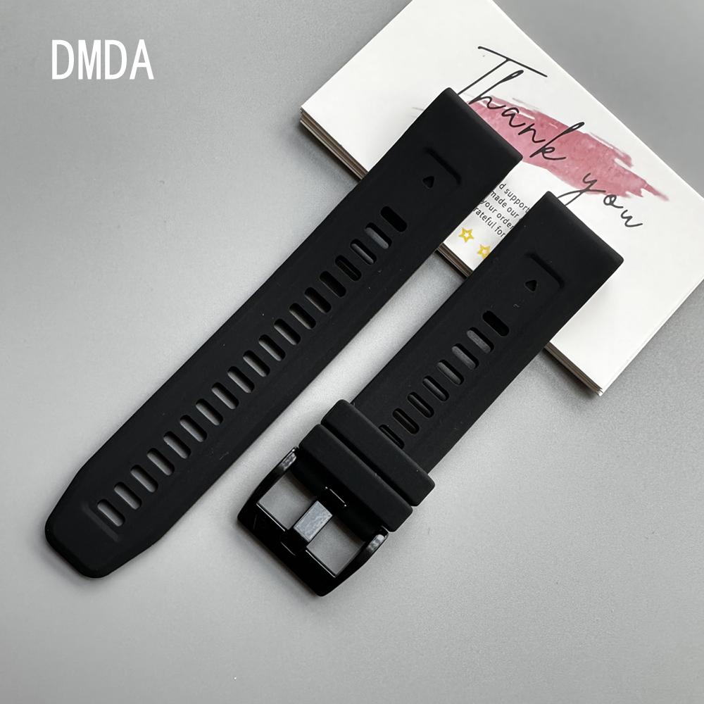 QuickFit 22mm 26mm Strap For Garmin Quatix 8 7 6 5 Sapphire Tactix 8 7 Pro Delta Bravo Silicone Band Fenix 7X 7 6X 6 5X Bracelet