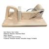 Ham Cutter Stainless Steel Sausage Slicer Wooden Handle Fruit Vegetable Food Cutter Multi-purpose Kitchen Gadget