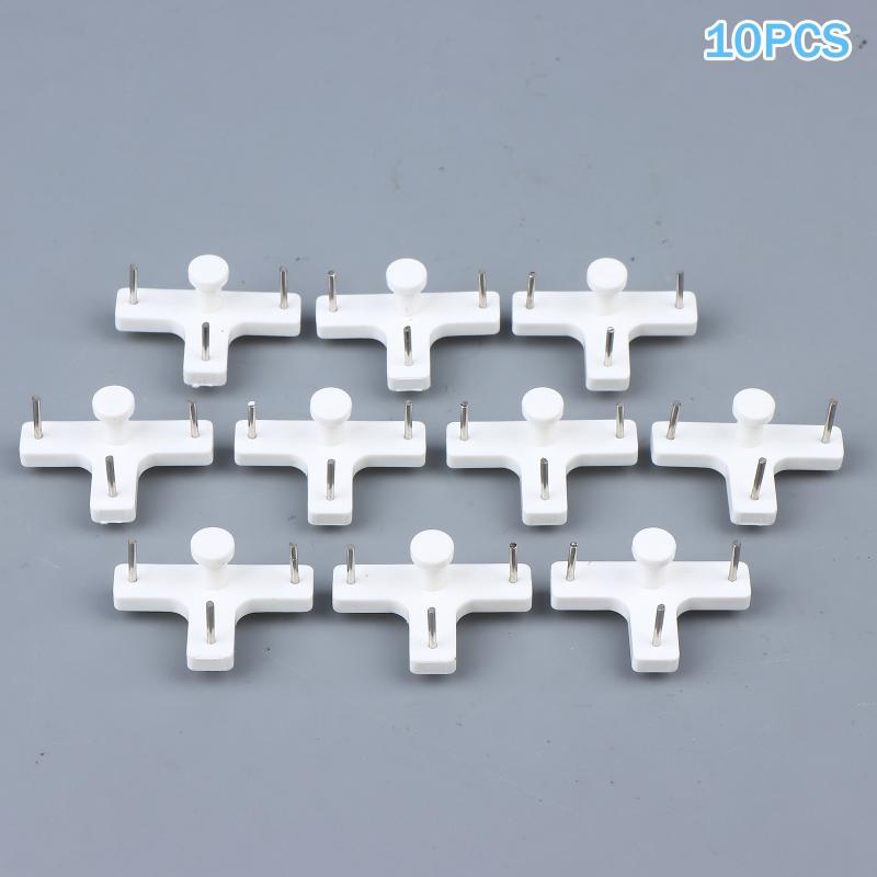T-Shaped Traceless Nails - Invisible Wall Hooks For Photo Frames, Cards & Clocks | Easy Install, No-Trace Plastic Hooks