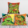 T-Teenage M-Mutant N-Ninja T-Turtles Animation Pillow Case Square Pillow Bedroom Sofa LeisureCarLivingRoom Home Decoration 40X40