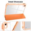 Per iPad A16 11 10 12ª Generazione iPad Pro Air 8 7 6 5 4 3 11 13 12.9 " M5 M4 M3 M2 Custodia Pieghevole in PU Acrilico con Portapenne