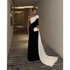 Fall Winter Sexy Floral Flowy Wrap Evening Gown for Women, European American Style Party Formal Dress for Crossborder