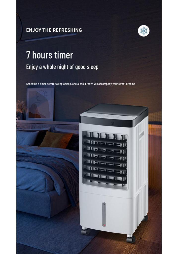 Remote Control Portable Air Cooler Fan with Water Tank for Dormitories