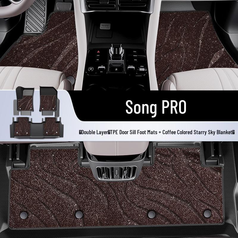 "2025 BYD Song PRO DMi Second Gen TPE Floor Mats - Full Coverage PRO Accessories”