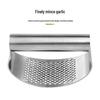 Stainless Steel Garlic Press and Mincer - Essential Kitchen Tool