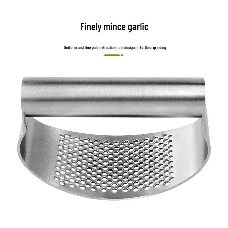 Stainless Steel Garlic Press and Mincer - Essential Kitchen Tool