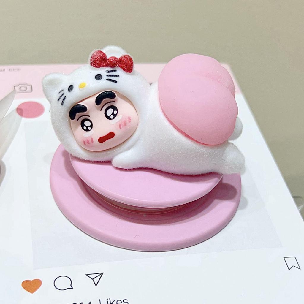Xiaoxin Flocked Retractable Rotating Cartoon Phone Holder