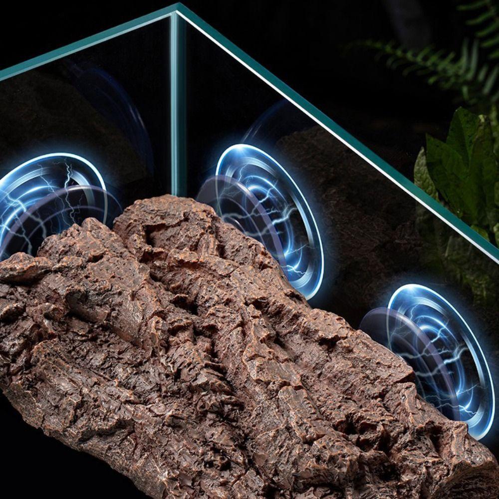 Simulation Rock Turtle Drying Platform Suction Cup Tortoise Climbing Platform For Aquarium