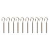 10Pcs Auge Schraube 304 Edelstahl Offene Bolzen Haken Öse Gewinde Schrauben Hardware