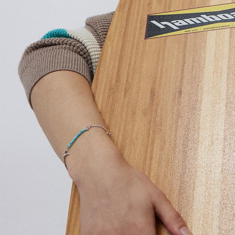 Hakkablacks Mini Turquoise Whaletail Bracelet