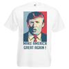 Adults Make America Great Again Donald Trump Usa Unisex White TShirt