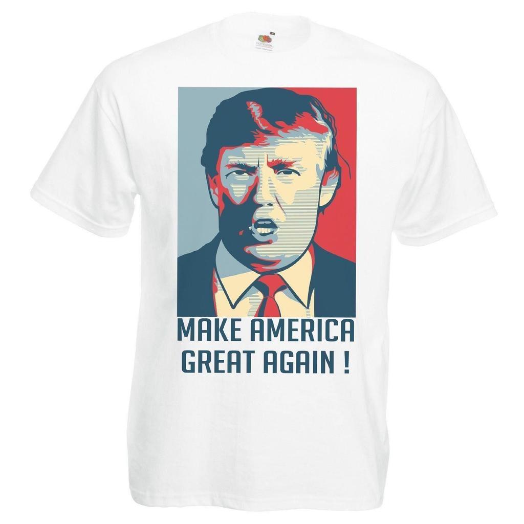 Adults Make America Great Again Donald Trump Usa Unisex White TShirt