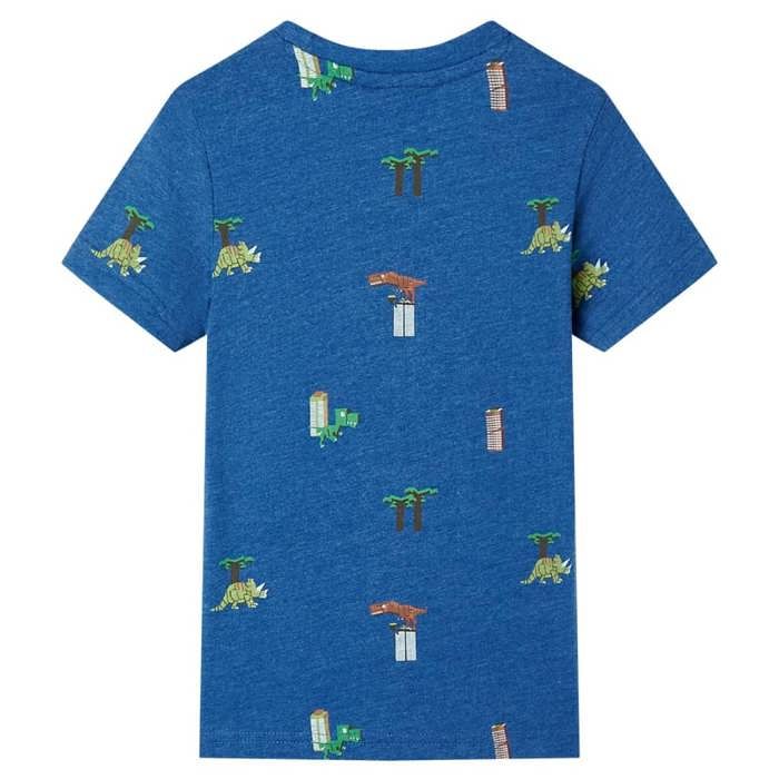 T-shirt pour enfants mélange de bleu foncé 92/104/116/128/140