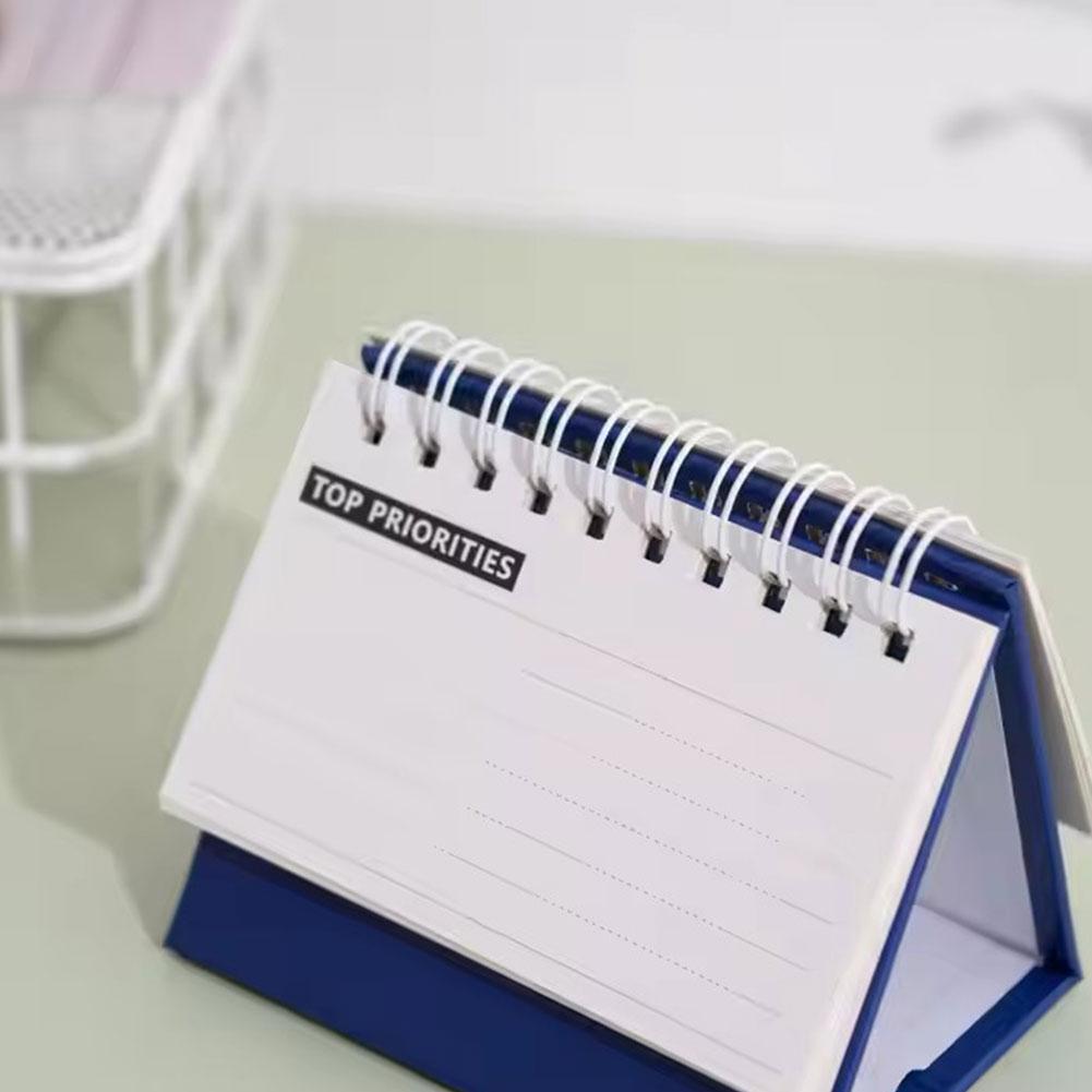 2026 Mini Desk Calendar Simple Style English Mini Desk Calendar Desktop Display Portable Calendar Desktop Decoration Handmade