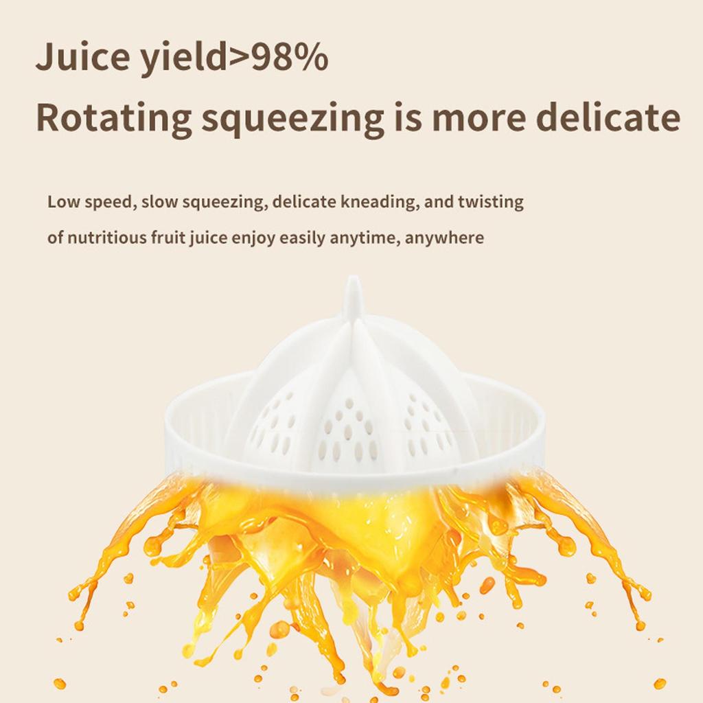 Electric Citrus Juicer Squeezer Cordless Portable Rechargeable Small Machine for Home