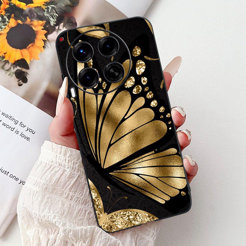 Black For Tecno Camon 30 CL6 CL6k Phone Case For Techno Camon 30 5G CL7 Cover Luxury Fashion Funny Cute Funny Painted Soft TPU