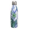 Les Trésors De Lily [A1721] - Blue 'Floral' Design Insulated Bottle - 25x6 Cm (500 Ml)