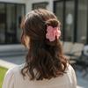 Japanese Style Peach Blossom Shark Clip Sweet Flower Hairgrips Acetic Acid Hair Claw Women
