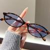 Retro Personality Small Frame Oval Sunglasses, Artistic Style Sunglasses, Trendy Sunglasses