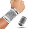 Kompresní zápěstní rukáv pro muže ženy Prodyšná zápěstní podpůrná bandáž Elastické zápěstní pásky pro artritidu Cvičení Karpální tunel