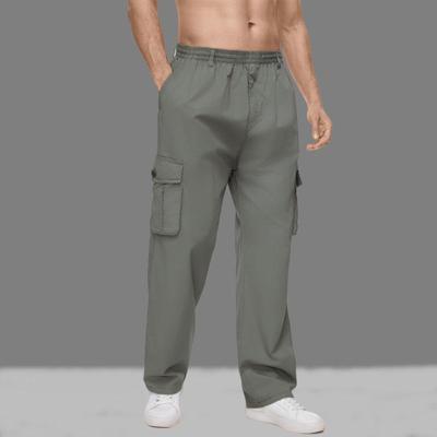 Men's Casual Loose Straight Sports Pants - Summer Lightweight, Plus Size, Spring/Autumn Trousers