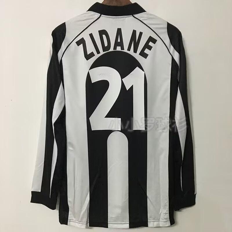 Vintage Jersey Nostalgic Football Jersey Inter Juventus Club Jersey Zidane Pierre Ronaldo Jersey