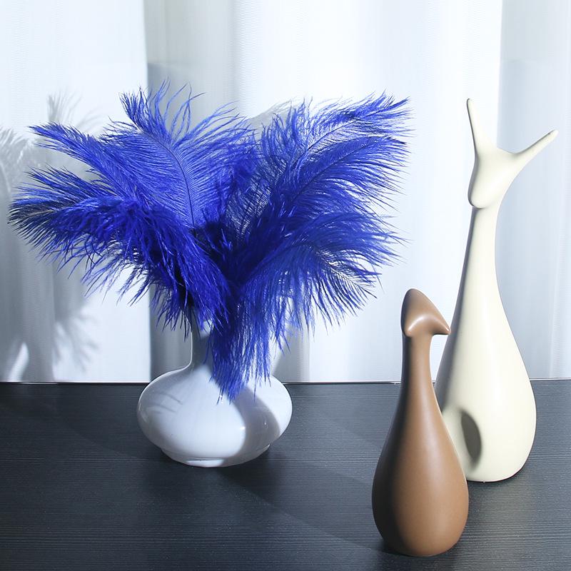25-30cm Large Ostrich Feather for Wedding Bouquet or Photo Decoration