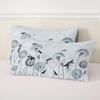 Blue Dandelion And Dragonfly Pattern 3D Printed Down Duvet Cover, Soft And Comfortable Bedding Cover