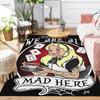 Dark Alice Rug Floor Mat for Living Room or Bedroom Soft and Comfortable Carpet a Gift for Birthday and Holiday.SFF0917218