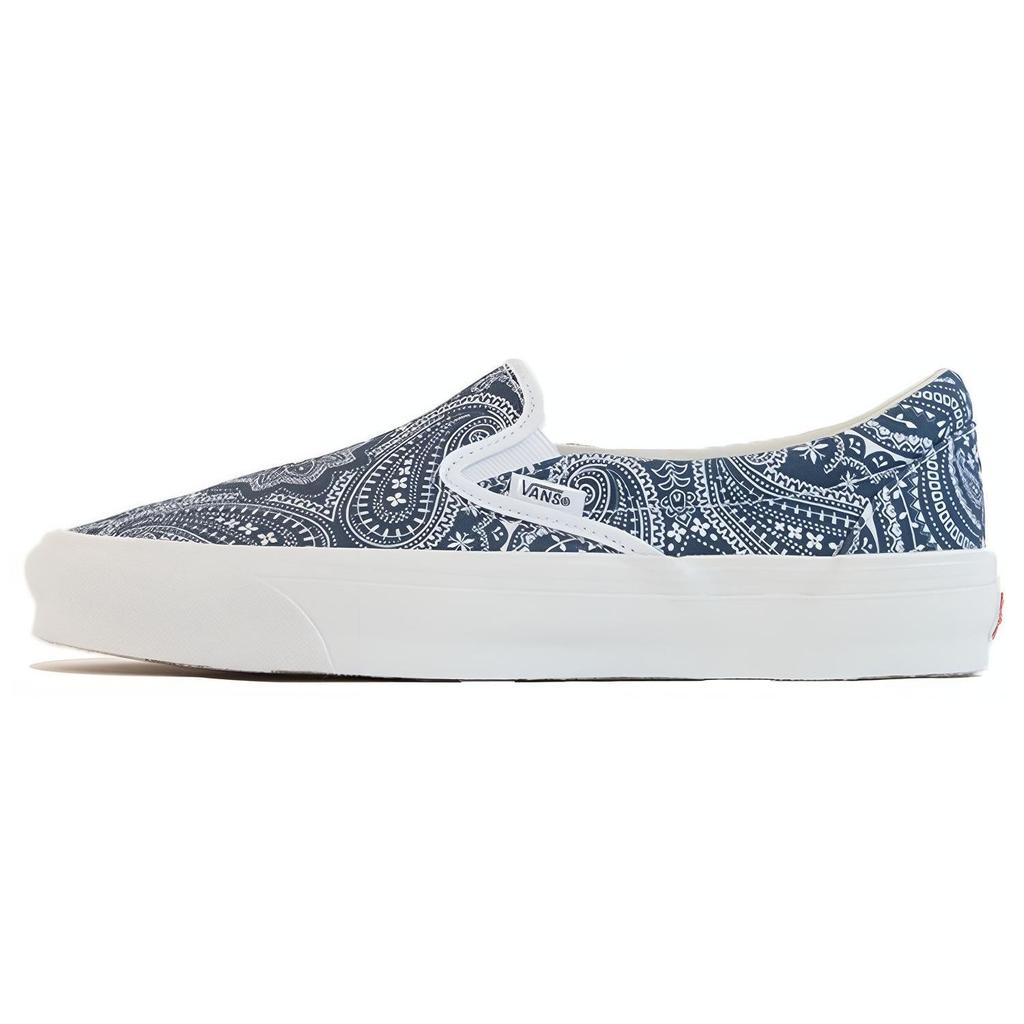 Kith x Vans Vault OG Classic Slip-On LX Paisley Unisex-Sneaker Blau Gibralter-See VN0A45JK6CC