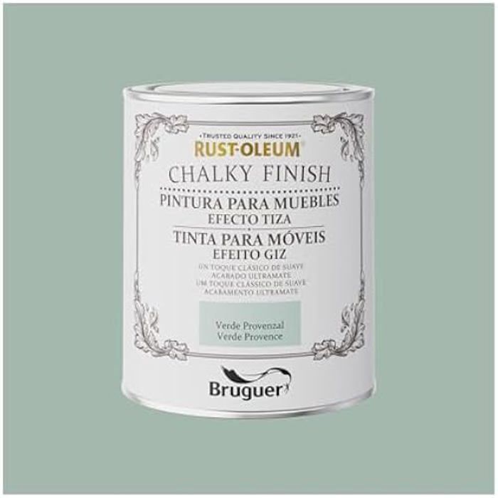 Vopsea - BRUGUER - RUST-OLEUM CHALKY FINISH - Verde Provençal - 0,750l - Mat