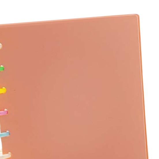 Pilzloch-Album, 3-Zoll-Foto-Karten-Organizer mit klaren dicken Seiten, bunter Druckknopfverschluss, stilvolle Morandi-Farben, perfekt zum Sammeln