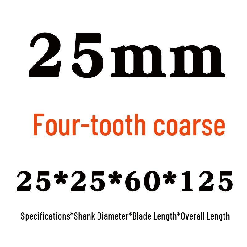 Yihai White Steel 4-Flute Wave-Tooth End Mill, 10mm, for Aluminum, Super Hard, Fine and Coarse Teeth, 11 Corrugations.