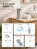 SUNLY Automatic Soap Dispenser, Compatible with Liquid Detergent and Dishwashing Detergent, 3-Level Dispensing, High-Sensitivity Sensor, Quiet Design,