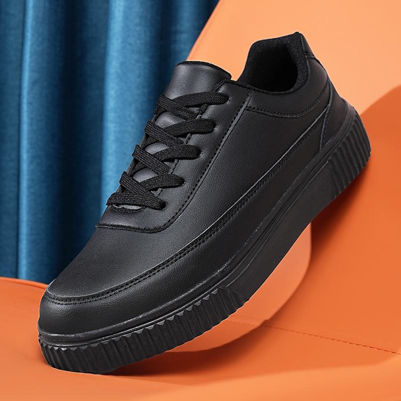 Autumn and winter large size 48 shock-absorbing skateboard shoes men's sports and leisure shoes 47 trend white shoes couple shoes