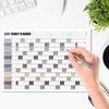 Year Round English Version Desk Calendar Tabletop And Wall Calendar, Creative And Minimalist Planner