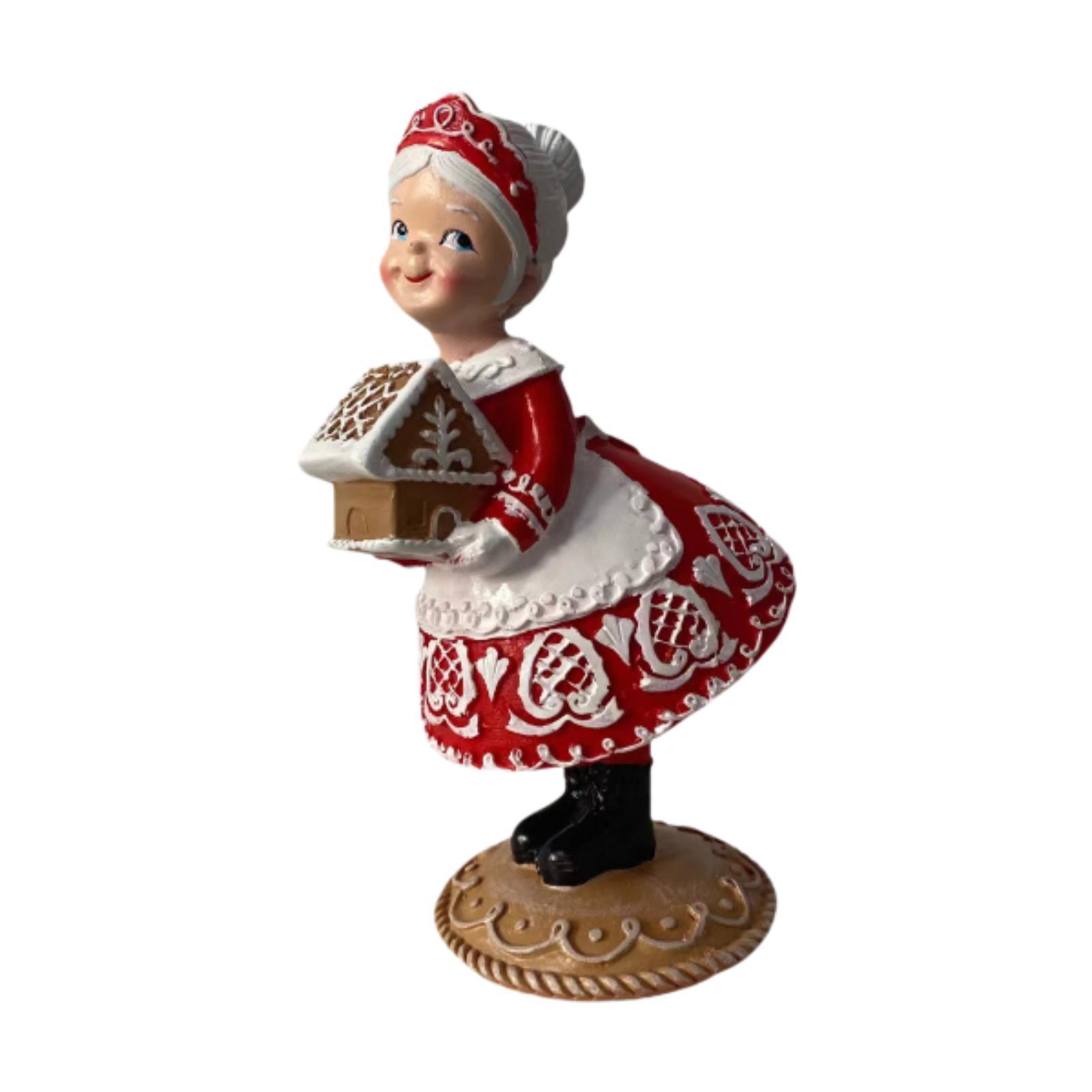

Christmas Figurine Statue Decorative Desktop Ornament Christmas Decoration for