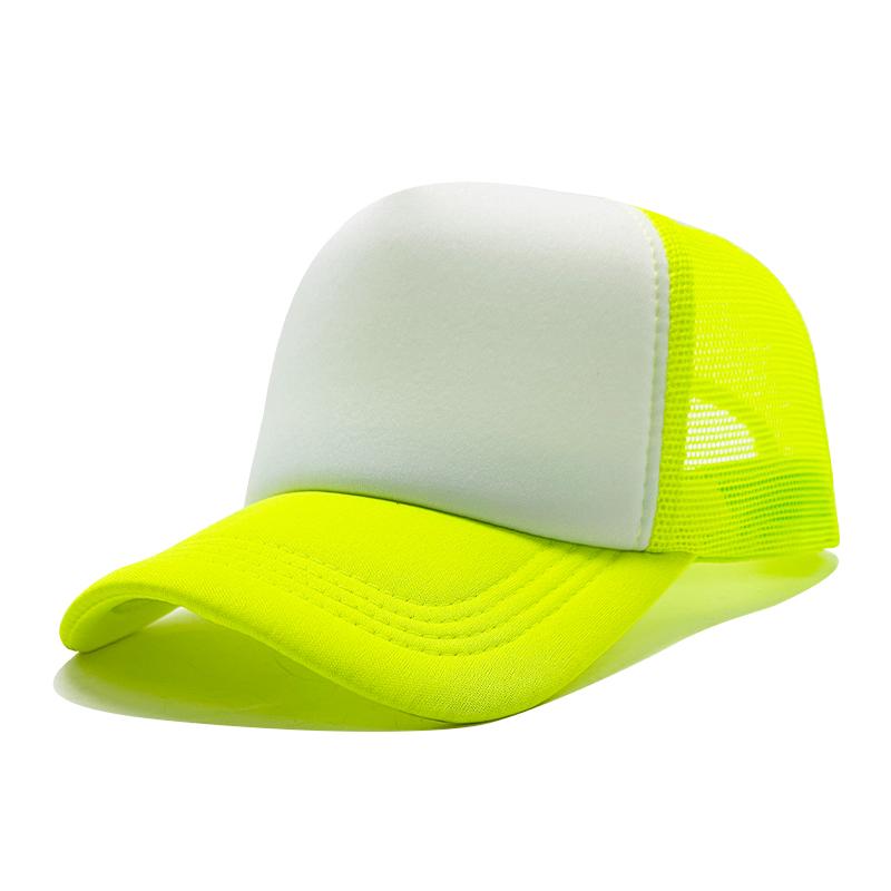 Wholesale High Quality Custom 3D Embroidery Sublimation Print 5-Panel Trucker Mesh Cap  Baseball Gorras Blank Foam Trucker Hat
