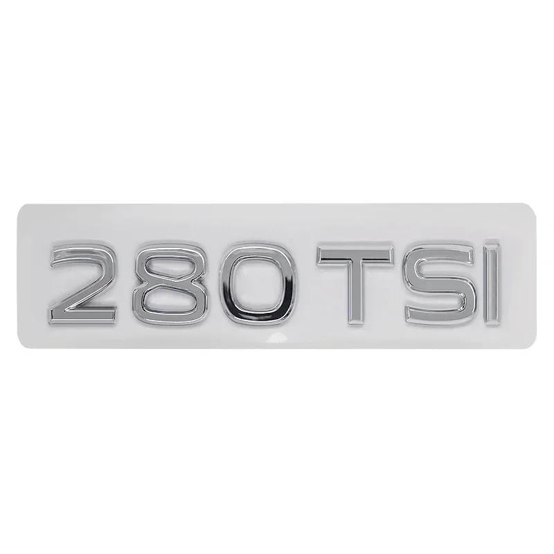 3D ABS 280TSI 380TSI Car Body Side Emblem Auto Rear Trunk Badge Sticker For VW Golf Passat Jetta Tiguan Polo Vento Lavida MK4