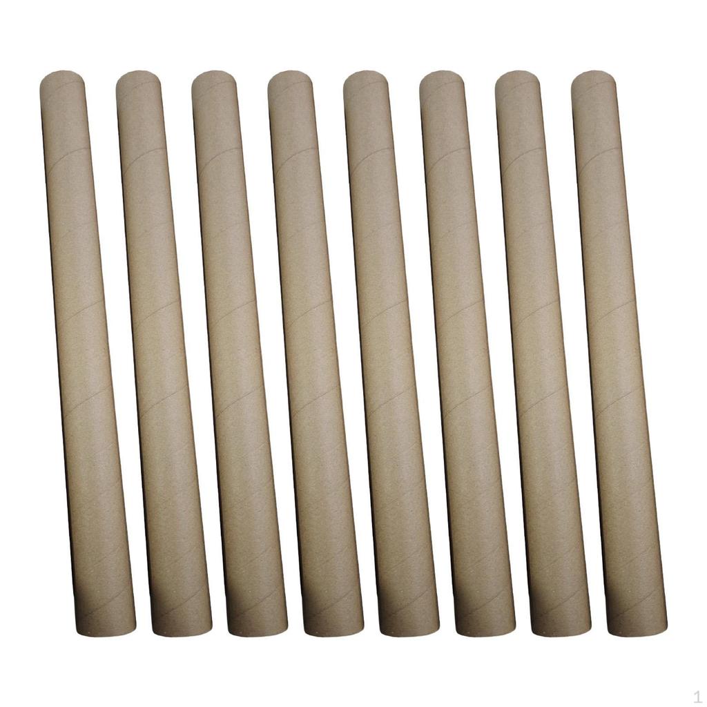 8 Stück Versandhülsen Bastelrollen für Bastelarbeiten Malen Dokumente Aufbewahrungsröhren Dick