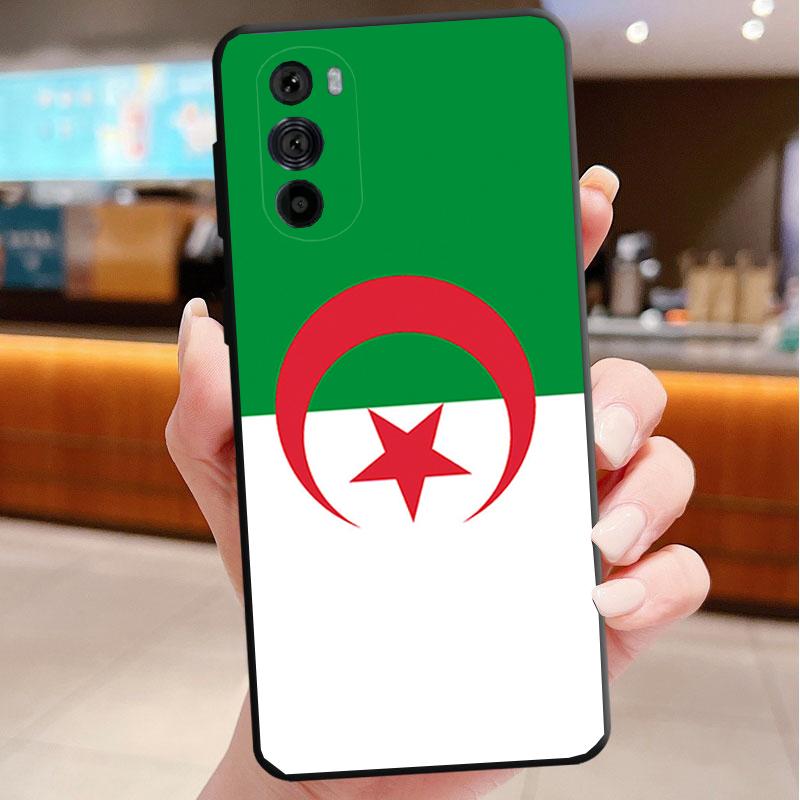 Phone Case For Motorola Edge 50 40 Pro 60 50 40 30 Ultra Neo Fusion Moto G85 G72 G53 G54 G84 G13 G32 Algeria Flag