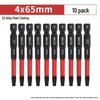 Hexagonal Anti-Slip S2 Alloy Steel Magnetic Screwdriver Bits for Electric Drills