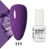 GELPOLISH Nail Art Set: Base, Top Coat, Transparent & White Gel Polishes