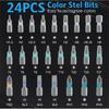 24 in 1 Magnetisches Ratschenschraubendreher-Set Abnehmbares Selbstmontage-Präzisionsschraubendreher-Kit Haushaltsgeräte DIY-Reparaturwerkzeugsatz