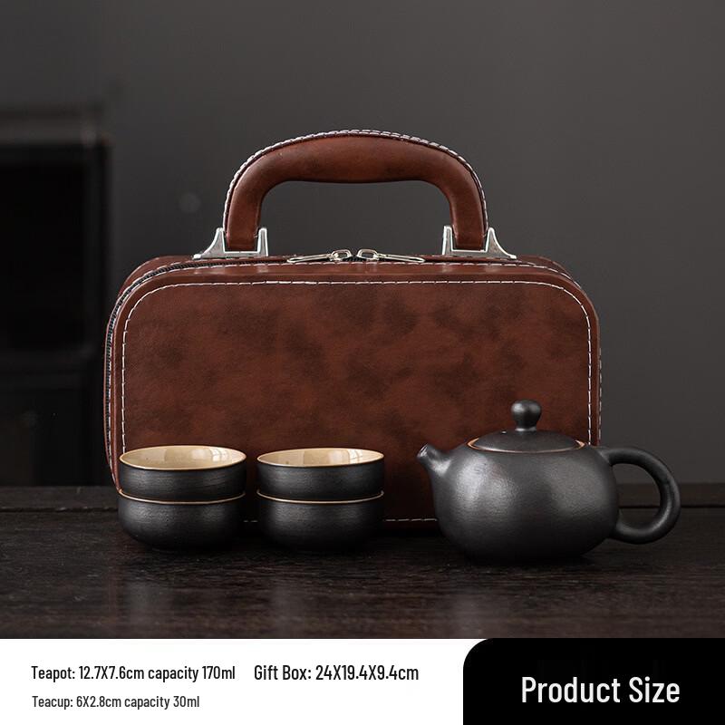 Portable Ceramic Travel Tea Set