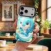 Phone Case: 2D Flat Design, Suitable for iPhone 18 17 16 15 14 13 Pro, Cute Little Dolphin, Perfect Christmas and Halloween Holiday Gift
